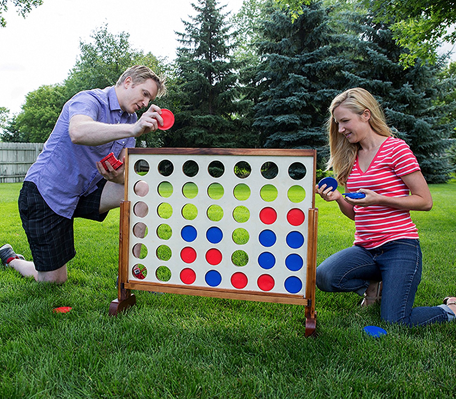 Outdoor Giant Connect Four Game Usa 85