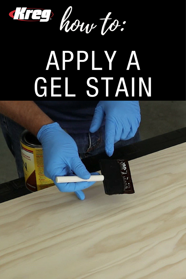 gel stain application