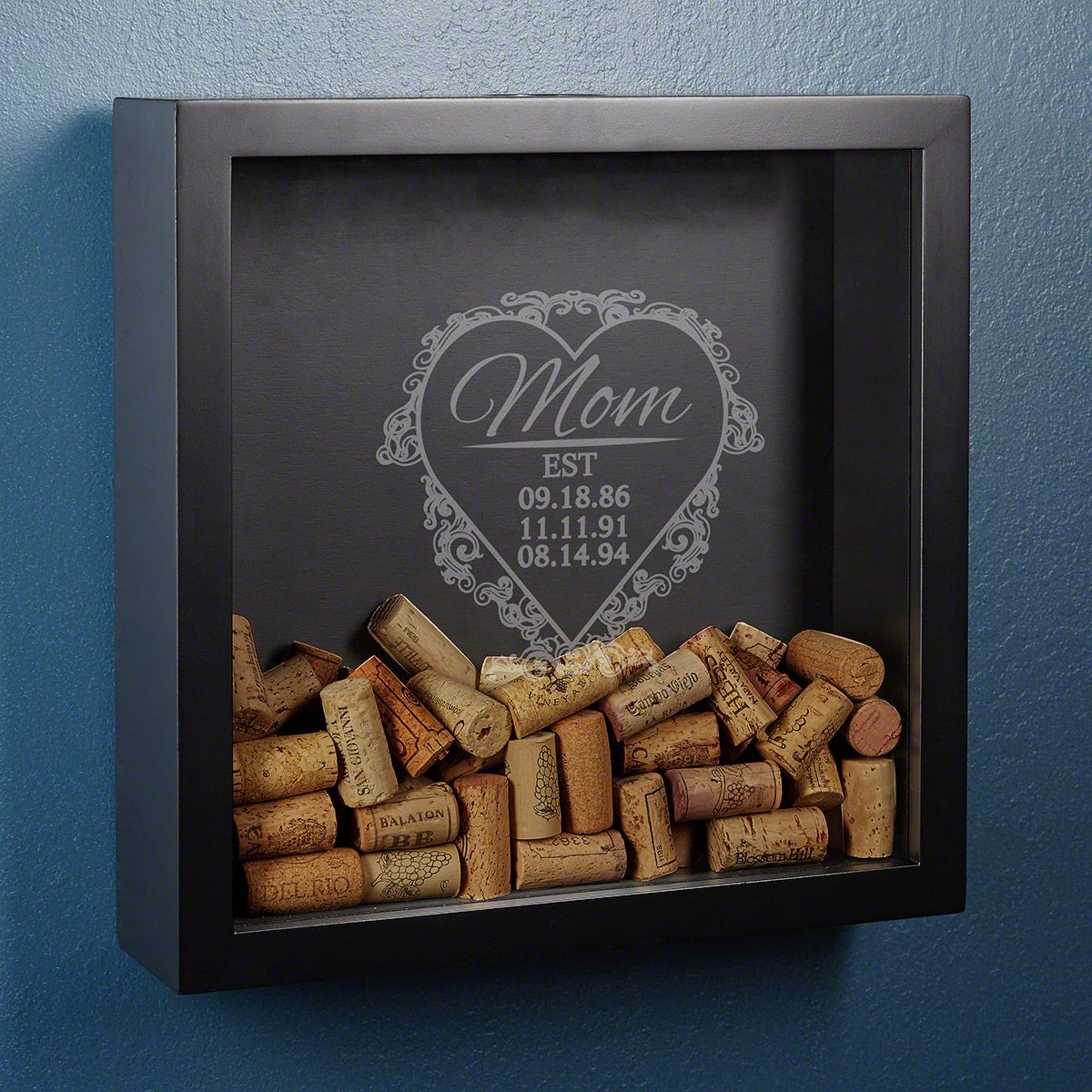 wine cork holder shadow box