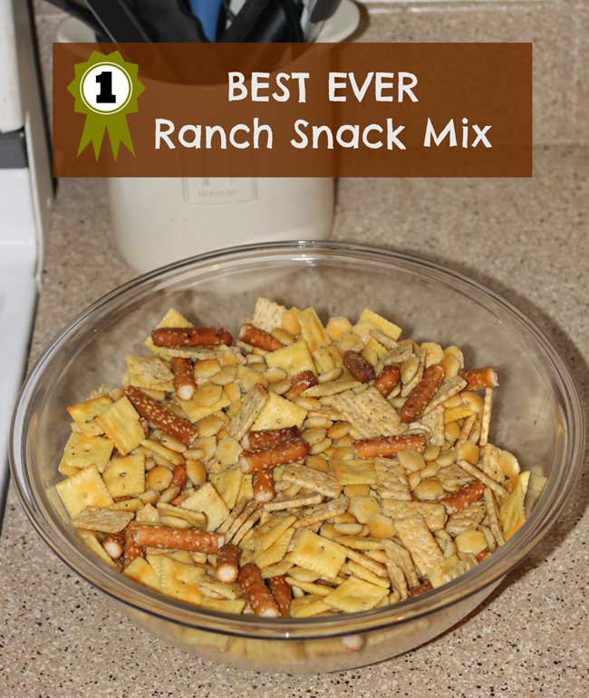 Best Ever Ranch Snack Mix