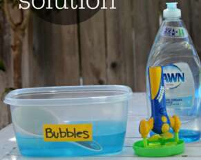 Homemade Bubble Solution