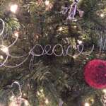 DIY Word Ornaments from Your Handwriting