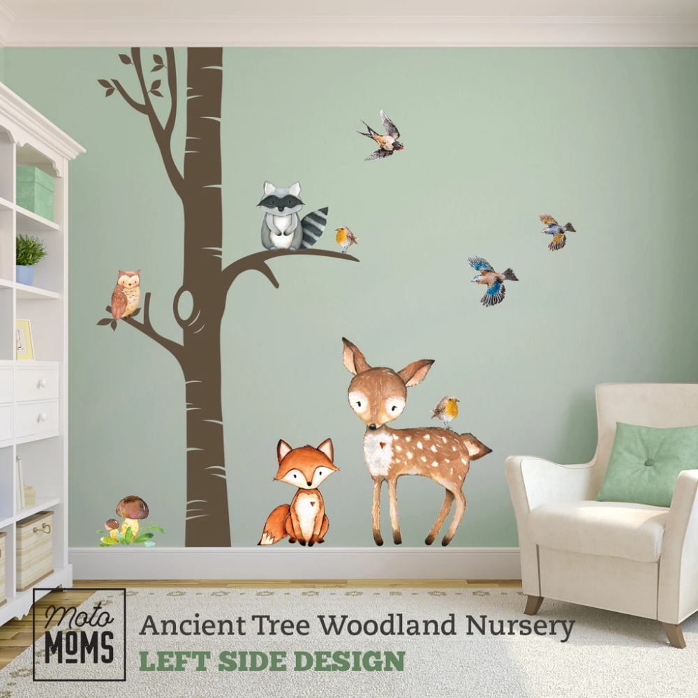 Woodland Creatures Wall Decals - Creative Wall Decals for Kids Rooms