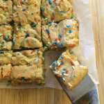 Red, White and Blue Cake Batter Blondies